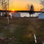 cabins-spring-sunset-over-lake